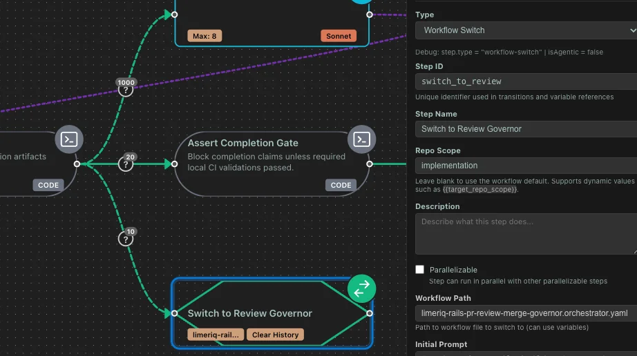 Real changes cross boundaries: product intent, implementation, infra, docs, tests, and release automation. limerIQ can now route work across those boundaries on purpose. hero